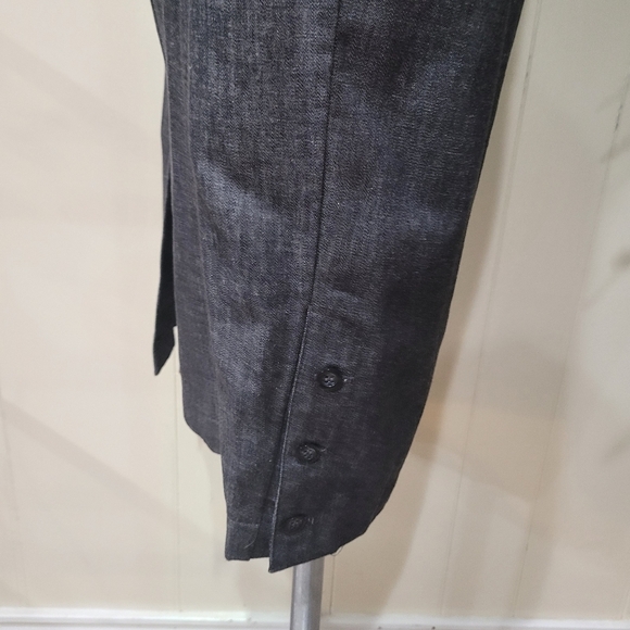 Howard Wolf Denim Strapless Skirt Set Sequin Bustier Women’s Sz 8 Skirt Sz 6 Top - Picture 9 of 14